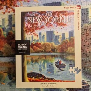 New York Puzzle Company 500 Piece Puzzle - Central Park Row